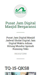 Mobile Screenshot of jadwal-sholat-digital.com